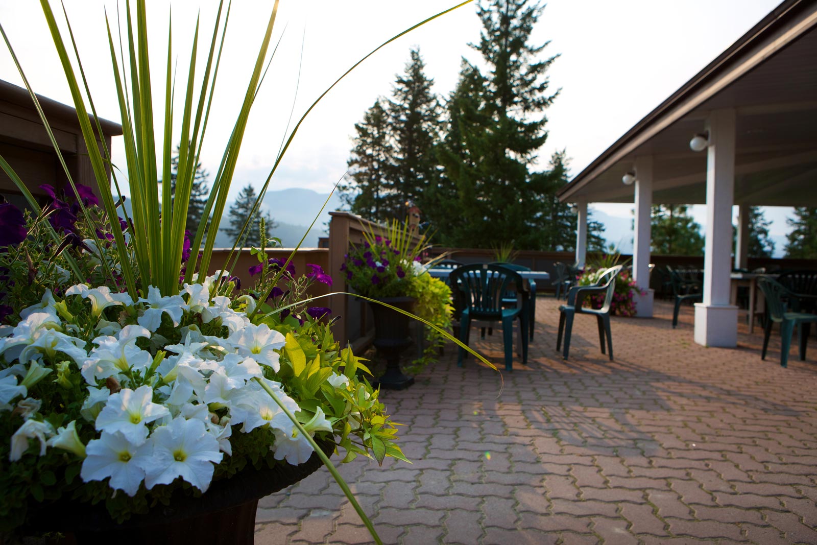 View of Chinook Cove Patio Dining area